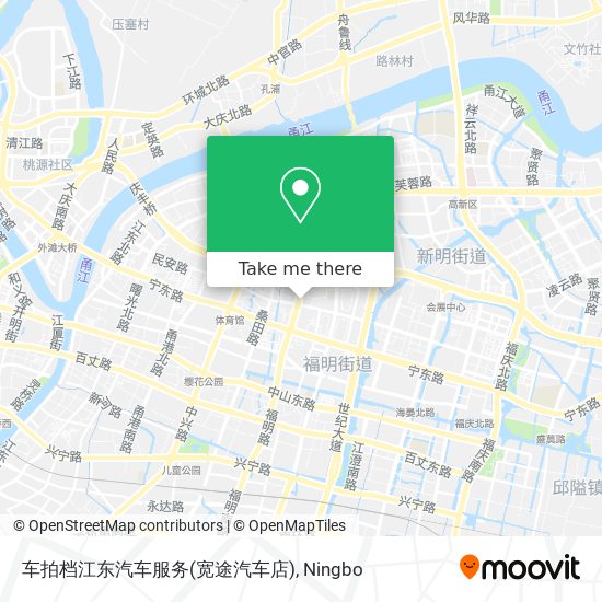 车拍档江东汽车服务(宽途汽车店) map