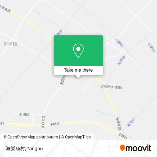 海晏庙村 map