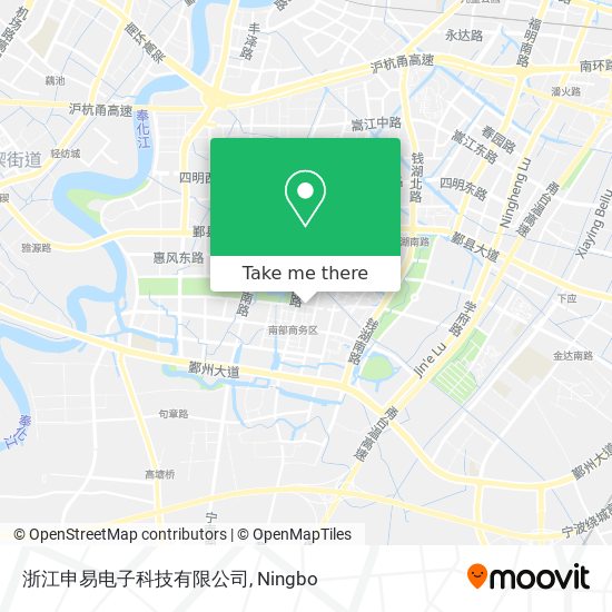 浙江申易电子科技有限公司 map