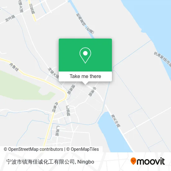 宁波市镇海佳诚化工有限公司 map