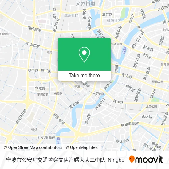 宁波市公安局交通警察支队海曙大队二中队 map