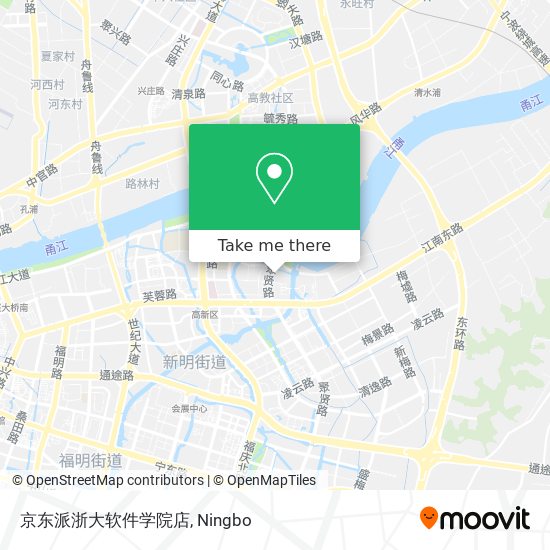 京东派浙大软件学院店 map