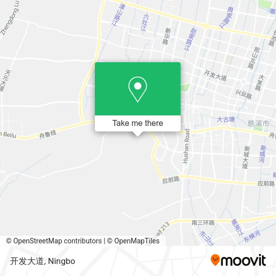 开发大道 map