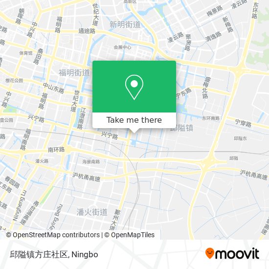 邱隘镇方庄社区 map