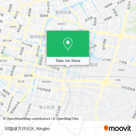 邱隘镇方庄社区 map