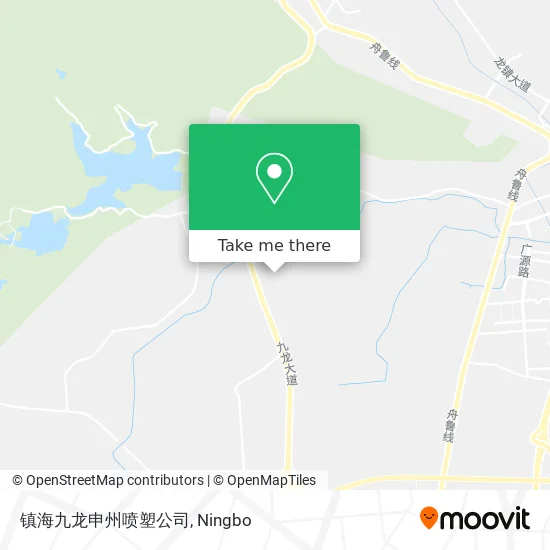 镇海九龙申州喷塑公司 map