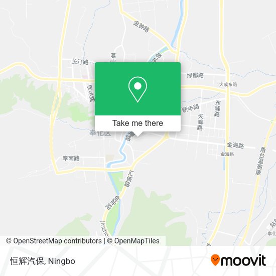 恒辉汽保 map