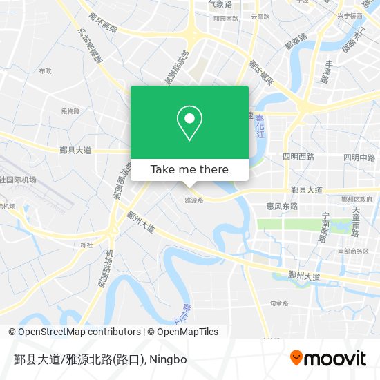 鄞县大道/雅源北路(路口) map