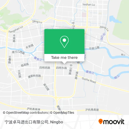宁波卓马进出口有限公司 map