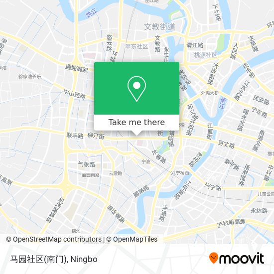 马园社区(南门) map