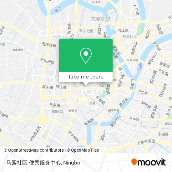 马园社区-便民服务中心 map