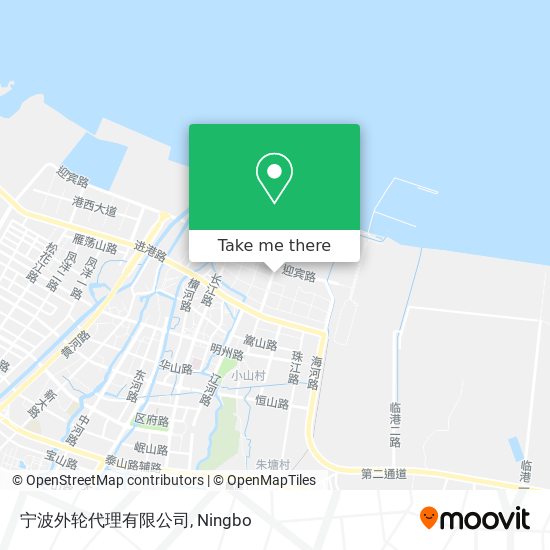 宁波外轮代理有限公司 map