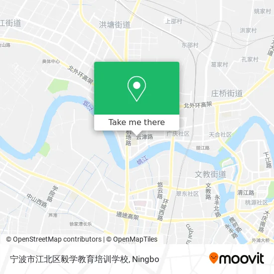 宁波市江北区毅学教育培训学校 map
