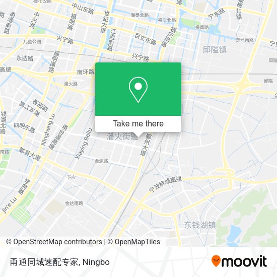 甬通同城速配专家 map