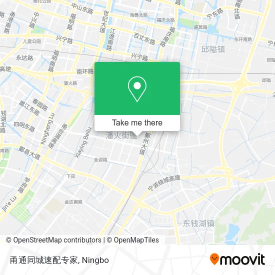 甬通同城速配专家 map