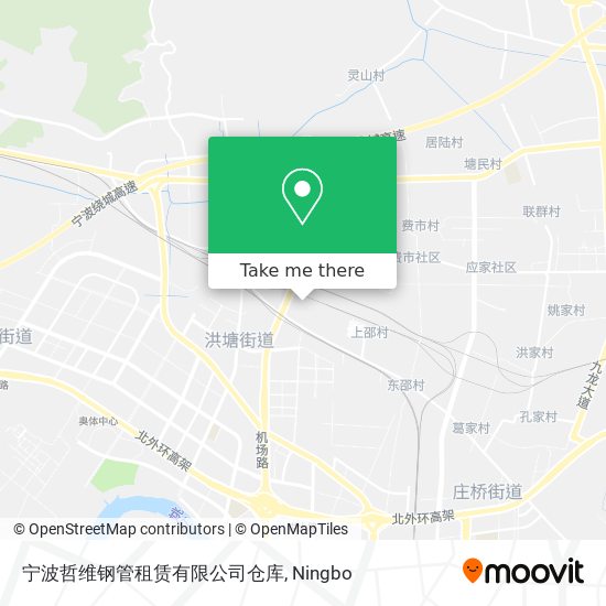 宁波哲维钢管租赁有限公司仓库 map