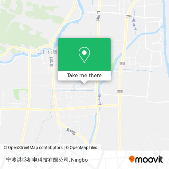宁波洪盛机电科技有限公司 map