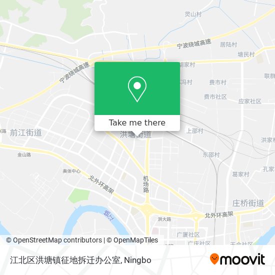 江北区洪塘镇征地拆迁办公室 map