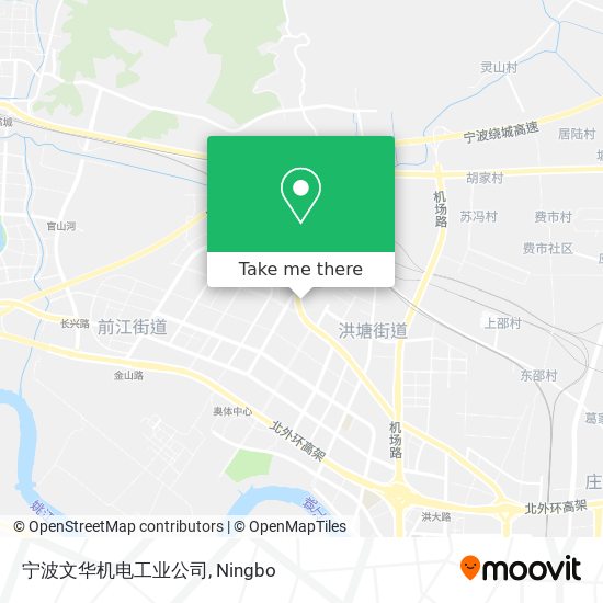 宁波文华机电工业公司 map