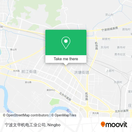 宁波文华机电工业公司 map