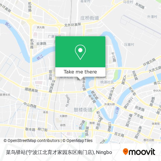 菜鸟驿站(宁波江北育才家园东区南门店) map