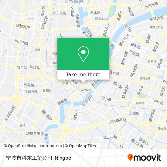 宁波市科东工贸公司 map