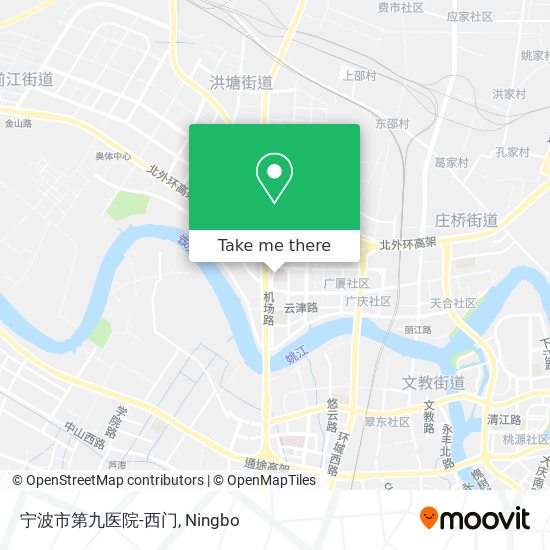 宁波市第九医院-西门 map