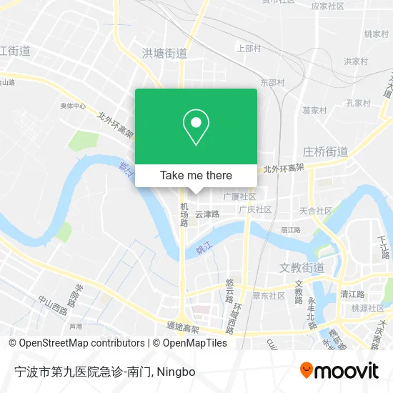 宁波市第九医院急诊-南门 map