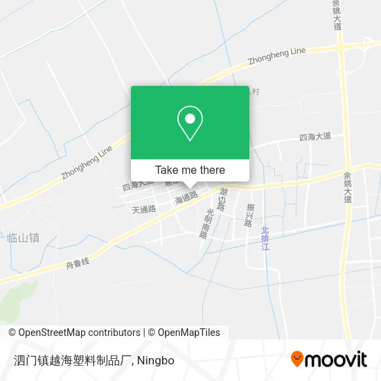泗门镇越海塑料制品厂 map