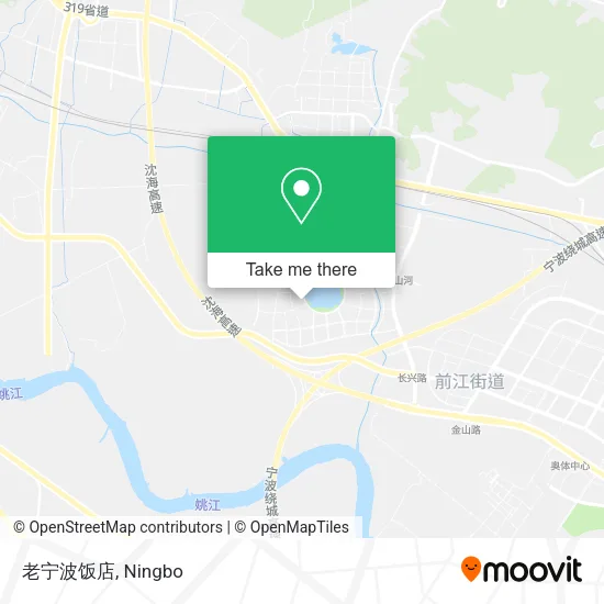 老宁波饭店 map