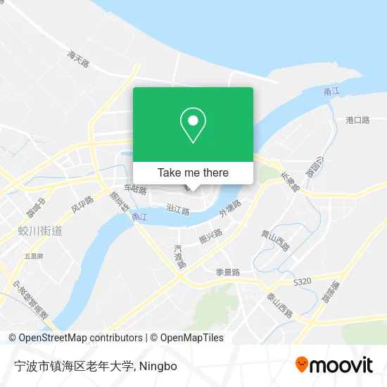宁波市镇海区老年大学 map