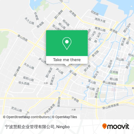 宁波慧航企业管理有限公司 map