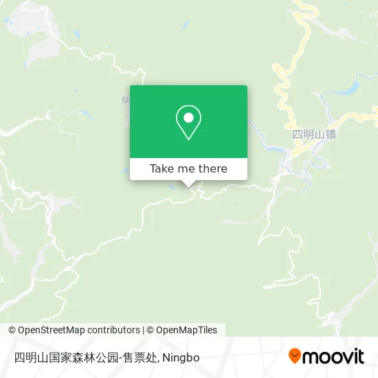 四明山国家森林公园-售票处 map