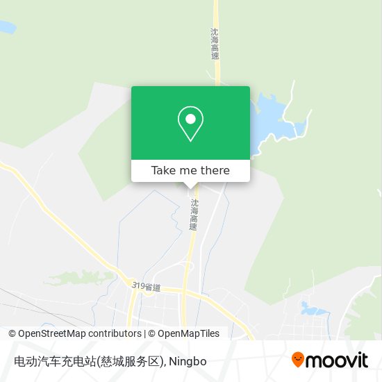 电动汽车充电站(慈城服务区) map