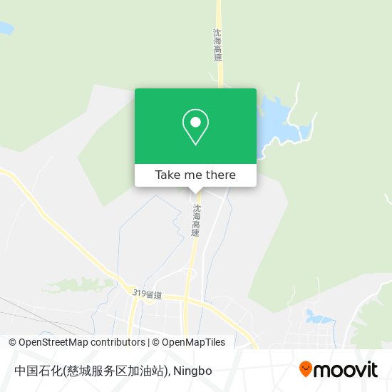 中国石化(慈城服务区加油站) map