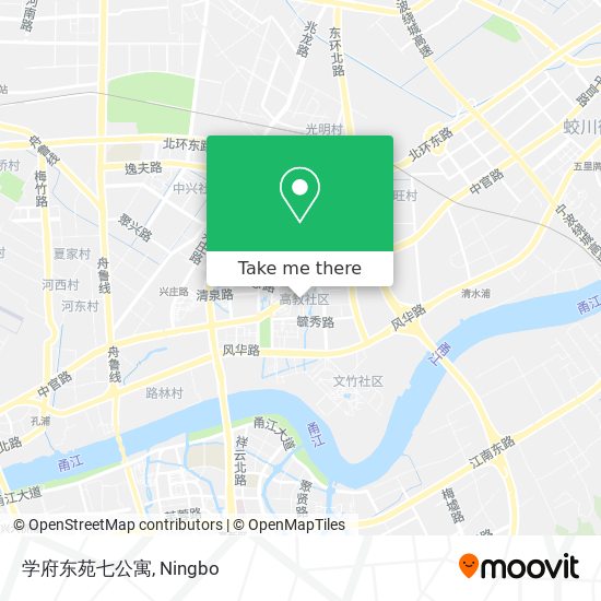 学府东苑七公寓 map