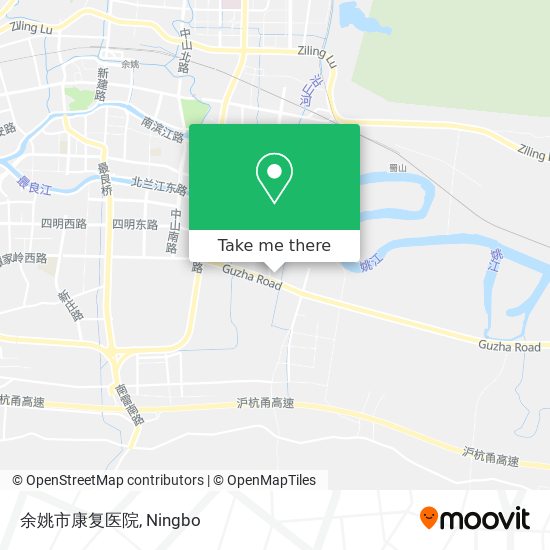 余姚市康复医院 map