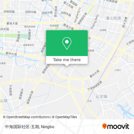 中海国际社区-五期 map