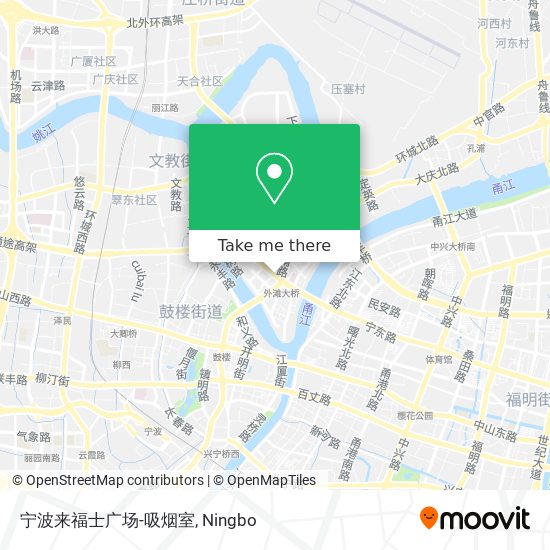 宁波来福士广场-吸烟室 map