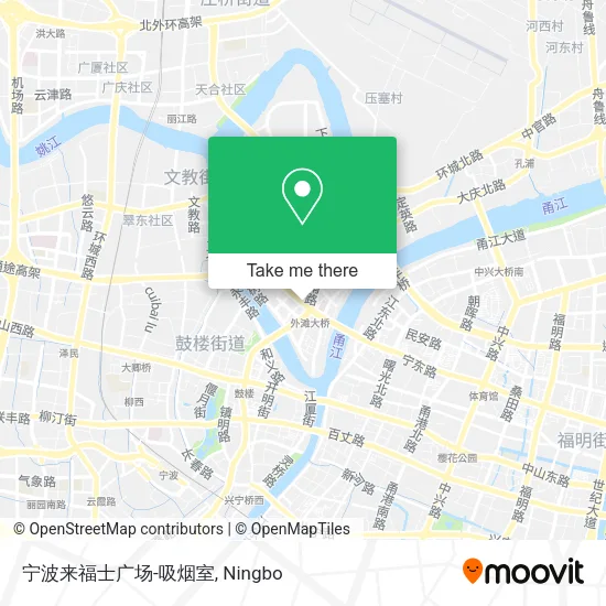 宁波来福士广场-吸烟室 map