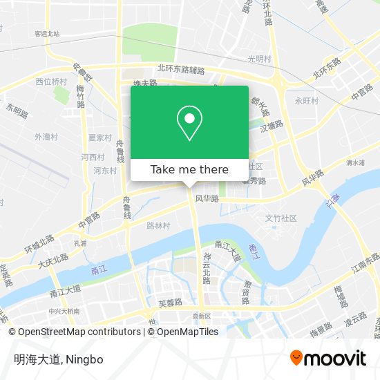 明海大道 map