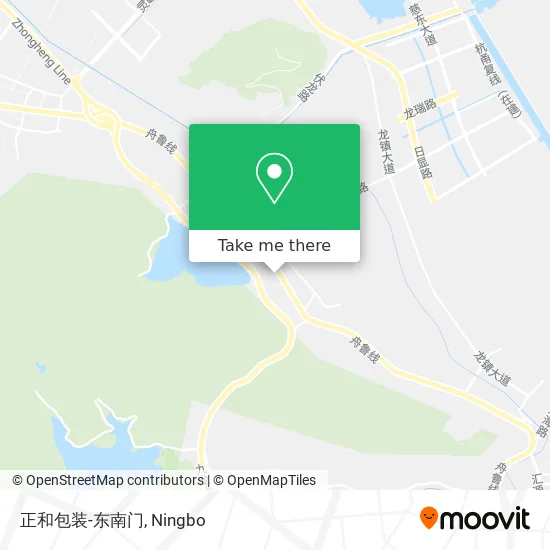 正和包装-东南门 map