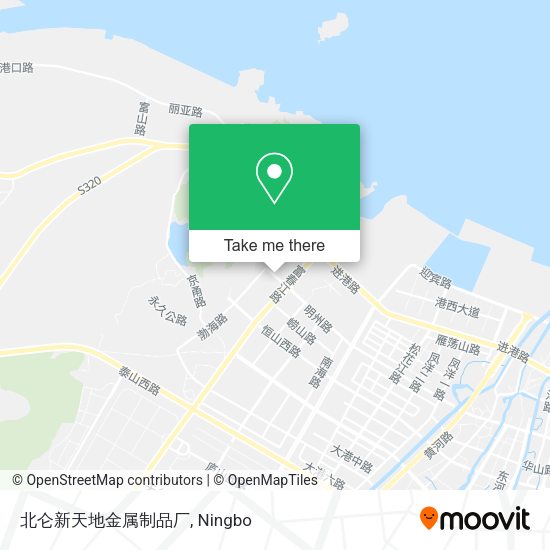 北仑新天地金属制品厂 map