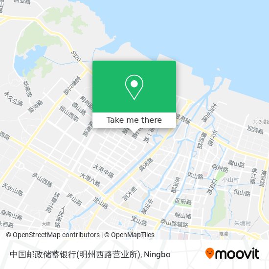 中国邮政储蓄银行(明州西路营业所) map