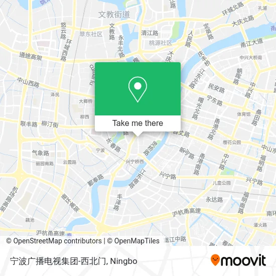 宁波广播电视集团-西北门 map