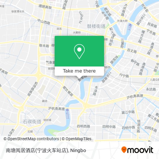 南塘阅居酒店(宁波火车站店) map