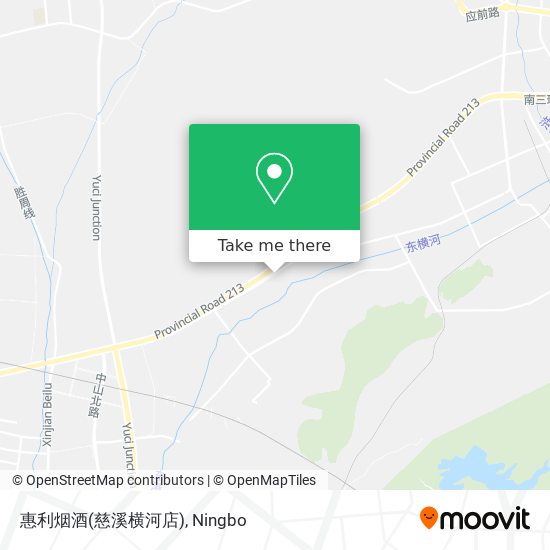 惠利烟酒(慈溪横河店) map