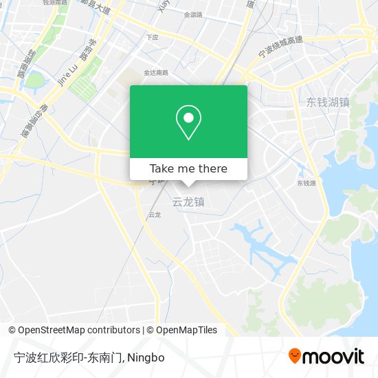 宁波红欣彩印-东南门 map
