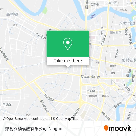 鄞县双杨模塑有限公司 map