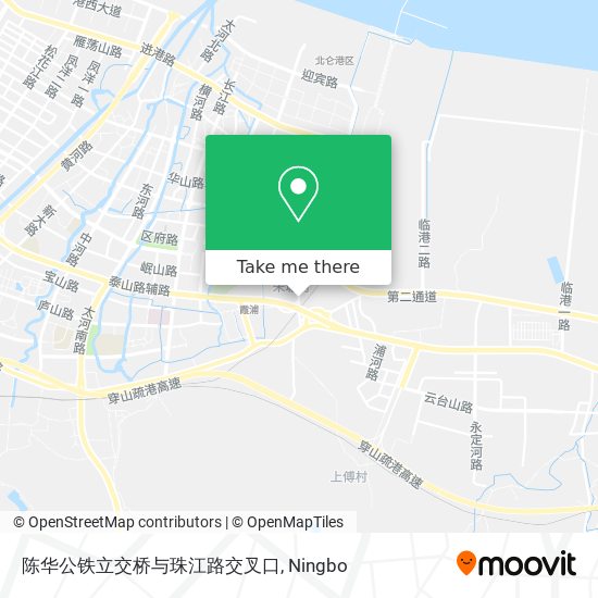 陈华公铁立交桥与珠江路交叉口 map